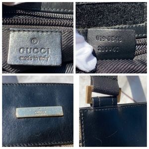 GUCCI Canvas Messenger Crossbody Bag - Image 11