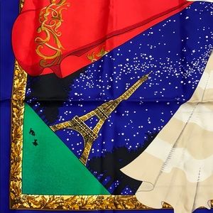 HERMÈS Souvenirs de Paris Silk Scarf - Image 9
