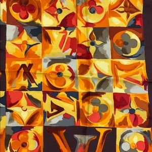 LOUIS VUITTON Monogram Silk Scarf - Image 7