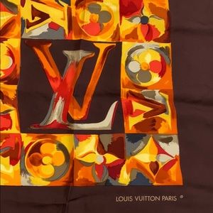 LOUIS VUITTON Monogram Silk Scarf - Image 10