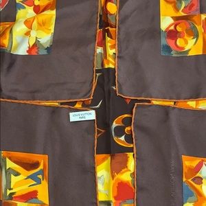 LOUIS VUITTON Monogram Silk Scarf - Image 12