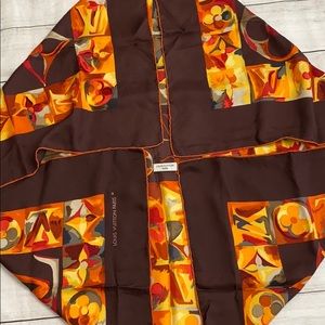 LOUIS VUITTON Monogram Silk Scarf - Image 14