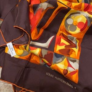 LOUIS VUITTON Monogram Silk Scarf - Image 16
