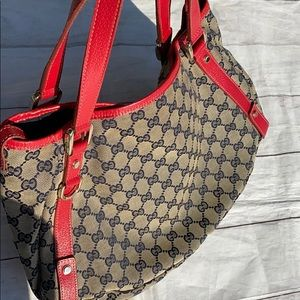 GUCCI Monogram Canvas Shoulder Bag - Image 4