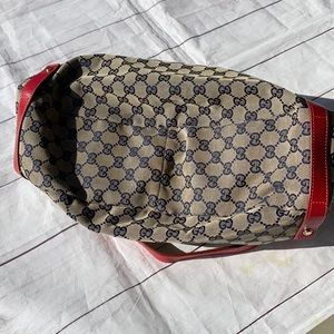 GUCCI Monogram Canvas Shoulder Bag - Image 9