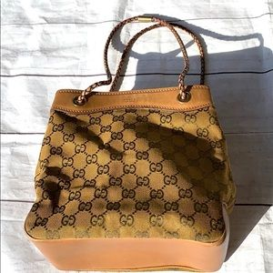 GUCCI Braided Mini Bucket Shoulder Bag - Image 4