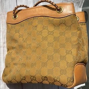 GUCCI Braided Mini Bucket Shoulder Bag - Image 7