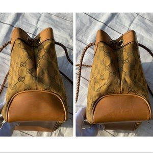 GUCCI Braided Mini Bucket Shoulder Bag - Image 8