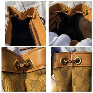 GUCCI Braided Mini Bucket Shoulder Bag - Image 9