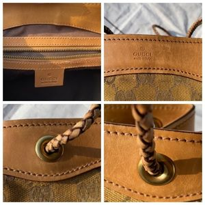 GUCCI Braided Mini Bucket Shoulder Bag - Image 14