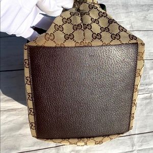 GUCCI Canvas Web Line Tote - Image 9