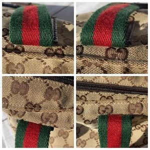 GUCCI Canvas Web Line Tote - Image 13