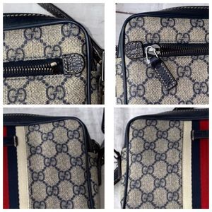 📍SOLD GUCCI GG Supreme Camera Web Crossbody - Image 12
