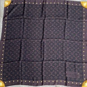 💫SOLD💫LOUIS VUITTON Monogram Silk Scarf