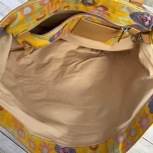 Chanel Canvas Floral Printed Tote - Image 4