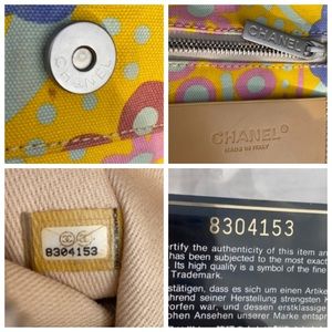 Chanel Canvas Floral Printed Tote - Image 16