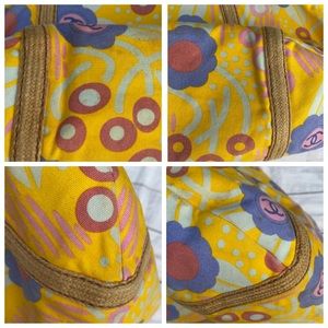 Chanel Canvas Floral Printed Tote - Image 8