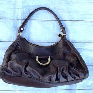 GUCCI Guccissima D-Ring Hobo