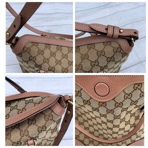 Gucci GG Canvas Bree Satchel Bag - Image 12
