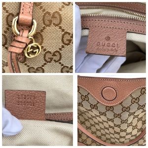 Gucci GG Canvas Bree Satchel Bag - Image 11