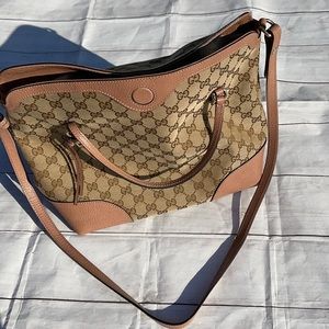 Gucci GG Canvas Bree Satchel Bag - Image 5