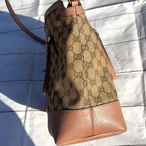 Gucci GG Canvas Bree Satchel Bag - Image 8