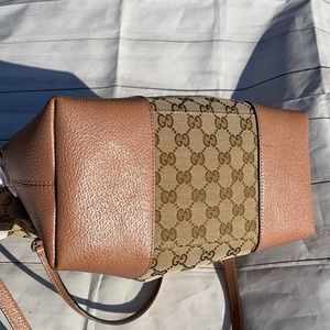 Gucci GG Canvas Bree Satchel Bag - Image 10