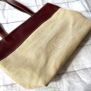Chanel Canvas Shoulder Bag - Image 2
