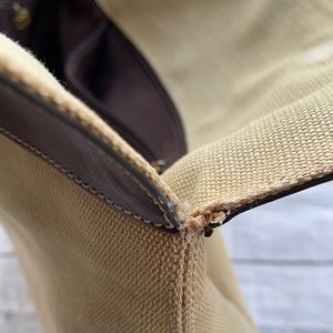 Chanel Canvas Shoulder Bag - Image 7
