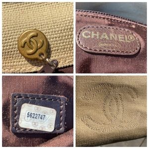 Chanel Canvas Shoulder Bag - Image 14