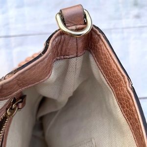 💥HOLD GUCCI Canvas Bella Flap Shoulder Bag - Image 10