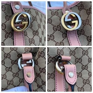 GUCCI GG Canvas Twins Shoulder Tote - Image 9