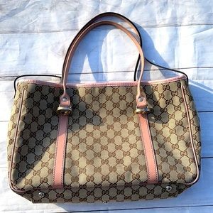 GUCCI GG Canvas Twins Shoulder Tote - Image 13