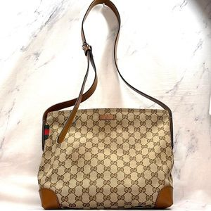 GUCCI Canvas Web Crossbody - Image 5