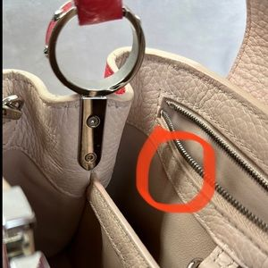 LOUIS VUITTON CAPUCINES BB *PINK RED - Image 7