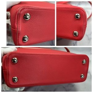 LOUIS VUITTON CAPUCINES BB *PINK RED - Image 13