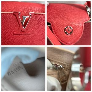 LOUIS VUITTON CAPUCINES BB *PINK RED - Image 14