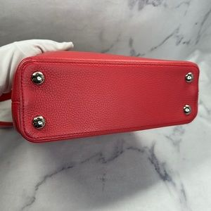 LOUIS VUITTON CAPUCINES BB *PINK RED - Image 16