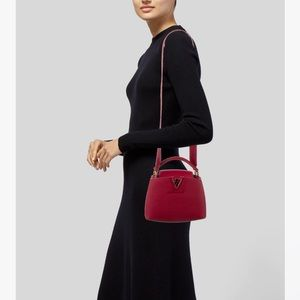LOUIS VUITTON CAPUCINES BB *PINK RED - Image 12