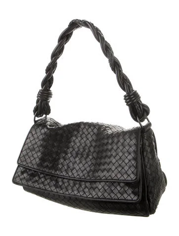Bottega Veneta Intrecciato Leather Shoulder Bag - view 3