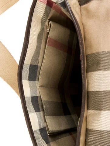 Burberry Vintage Nylon Messenger Bag - view 5