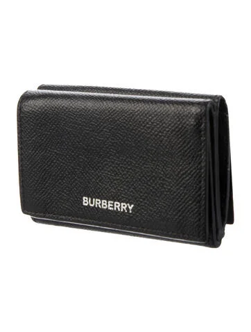 Burberry Leather Compact Wallet - view 3