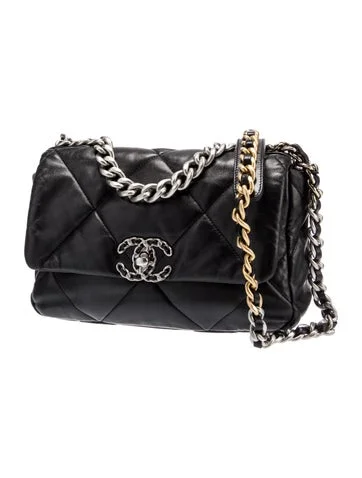 Chanel Medium 19 Flap Bag - view 3