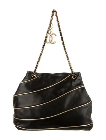Chanel Leather Constructivism Tote
