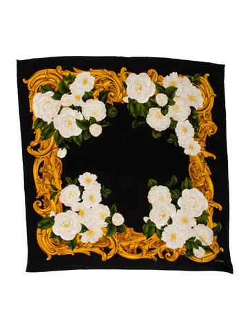 Chanel Silk Vintage Scarf