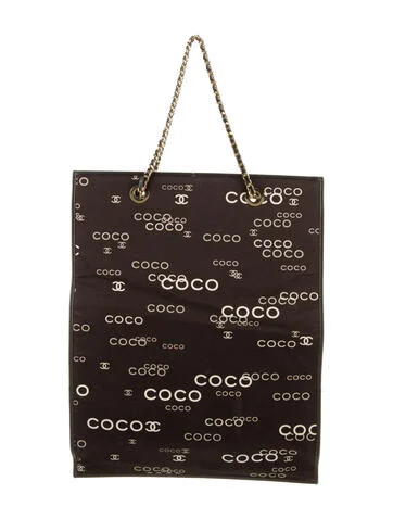 Chanel Canvas Mademoiselle Coco Tote