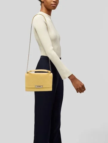 Chanel Medium Label Click Flap Bag - view 2
