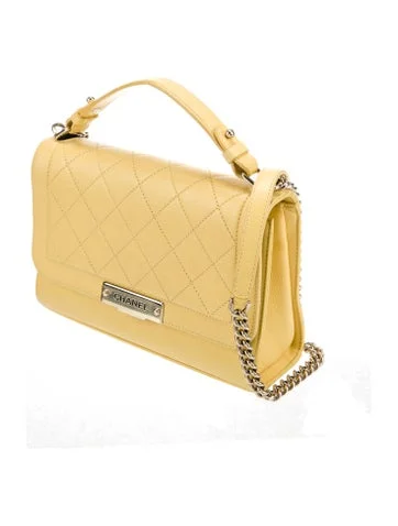 Chanel Medium Label Click Flap Bag - view 3