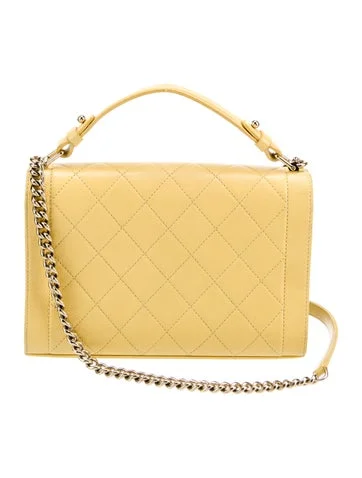 Chanel Medium Label Click Flap Bag - view 4