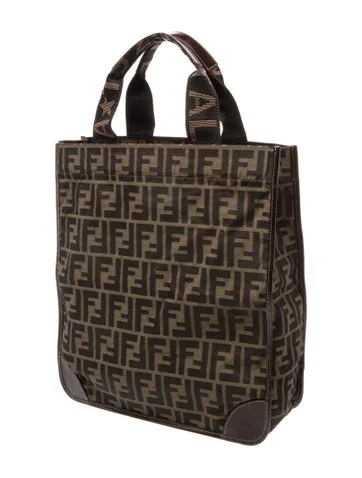 Fendi Zucca FF Top Handle Bag Vintage - view 3
